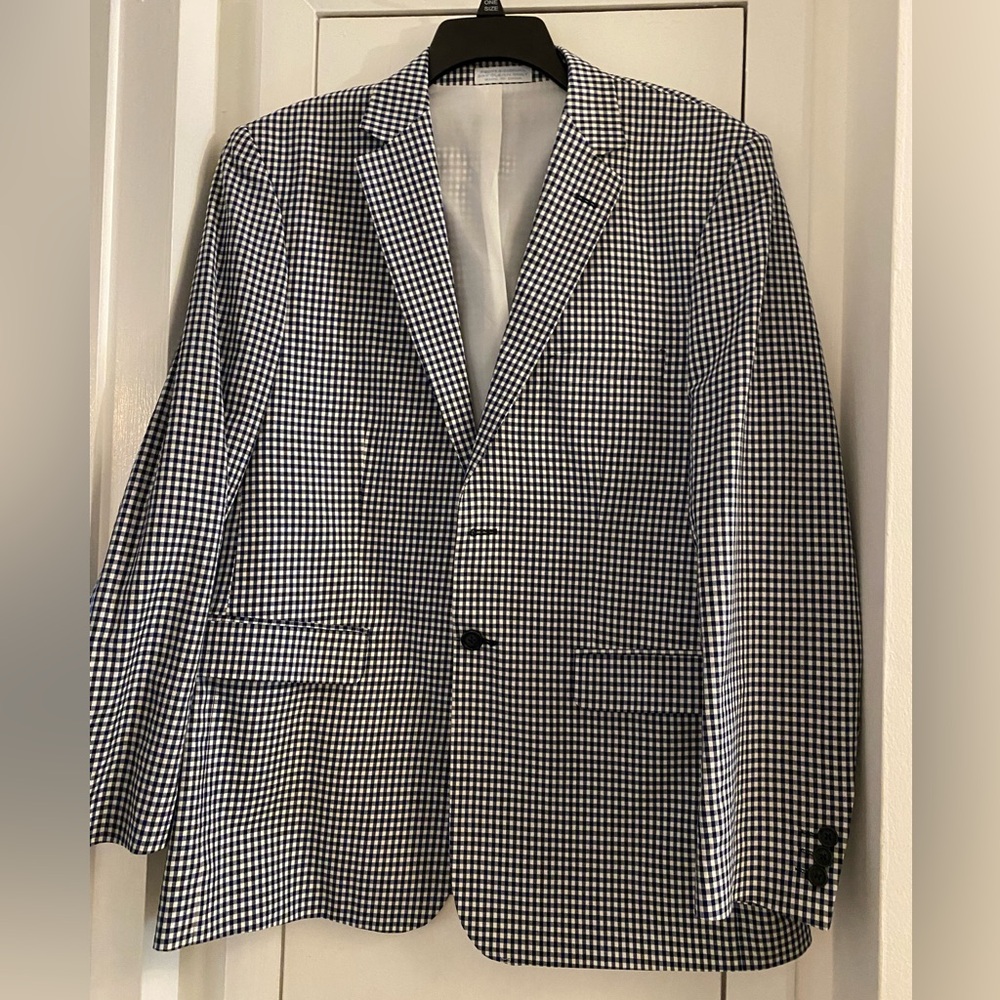 COPY - Men's Irvine Park Blue and White Blazer 42